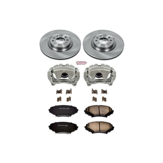 Power Stop Front Autospecialty Brake Kit w/ Calipers Mazda RX-8 2004-2011 | KCOE3026