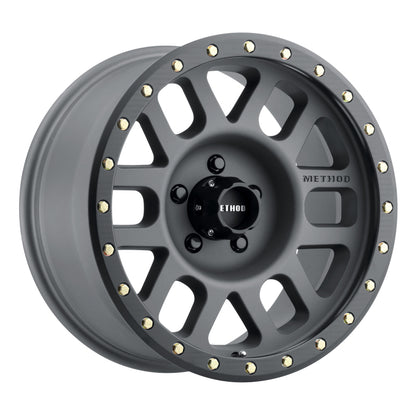 Method MR309 Grid 18x9 0mm Offset 5x150 116.5mm CB Titanium/Black Street Loc Wheel
