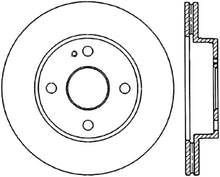 StopTech 90-93 Mazda Miata MX-5 Cryo Slotted & Drilled Left Front Rotor