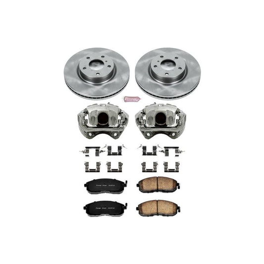 Power Stop Autospecialty Brake Kit With Calipers Front Nissan/Infiniti 350Z 2003-2005 / G35 2003-2005 | KCOE3140