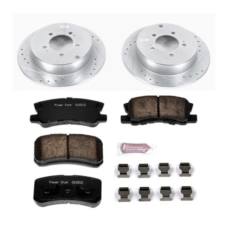 Power Stop Rear Z23 Evolution Sport Brake Kit Mitsubishi Outlander 2007-2013 / Lancer 2009-2015 | K5499