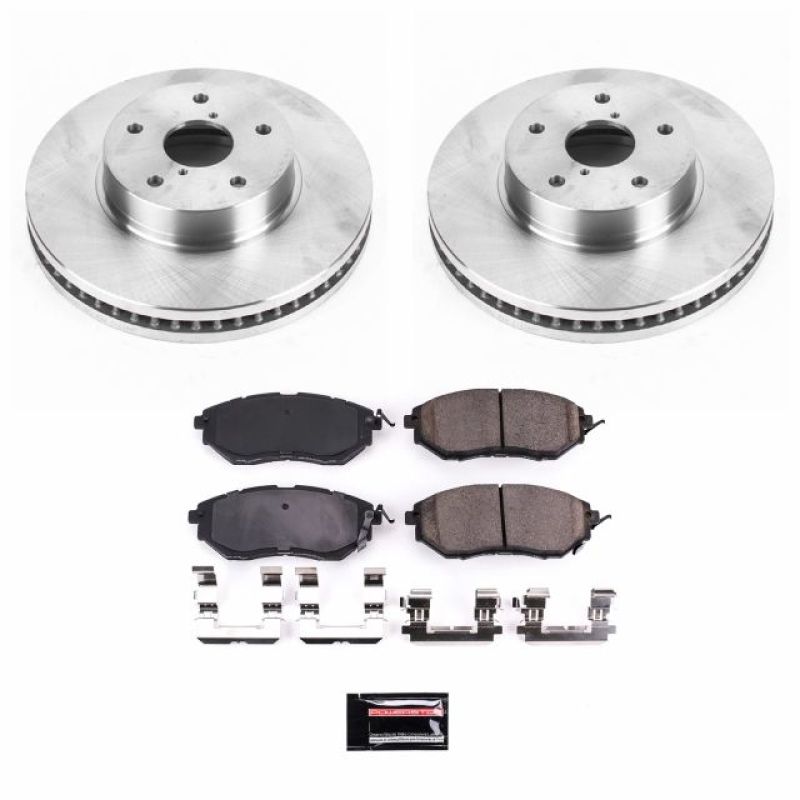 Power Stop 2015 Subaru Legacy Front Autospecialty Brake Kit | KOE8404