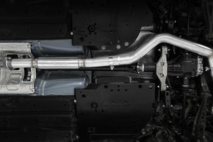 MBRP 22-24 WRX 3in Cat-Back Dual Split Rear Quad Carbon Fiber Tips Race Profile Exhaust | S48083CF