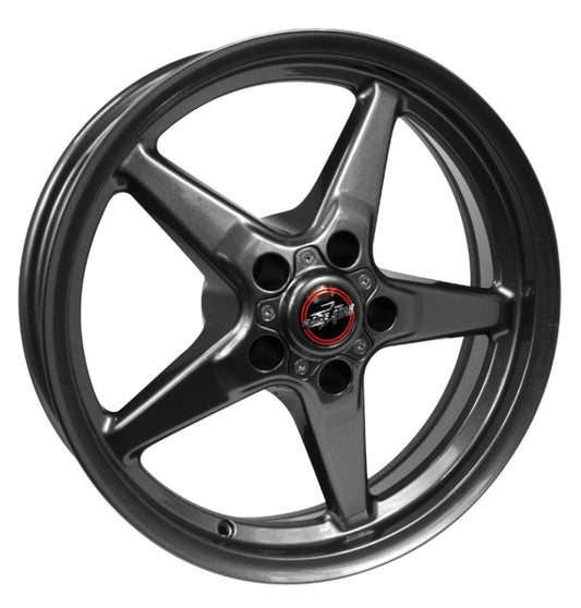 Race Star 92 Drag Star Bracket Racer 18x5 5x115BC 2.00BS Metallic Gray Wheel | 92-850445G