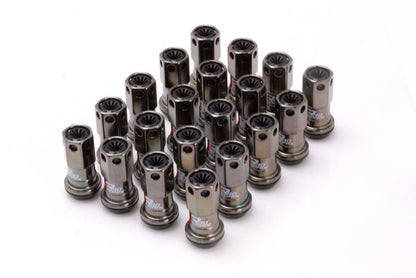 Project Kics 12X1.25 R40 Iconix Classical Lug Nuts w/ Black Plastic Cap - 20 - No Locks | WRIF03CK