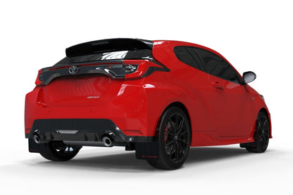 Rally Armor 20-23 GR Supra Yaris Hatchback Black Mud Flap w/ Red Logo | MF74-UR-BLK/RD