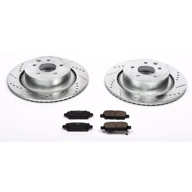 Power Stop Rear Z23 Evolution Sport Brake Kit Infiniti G35 2007-2008 / G37 2008-2013 / Q60 2014-2015 | K2986