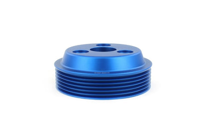 Perrin 22-24 WRX / 19-22 Forester / 20-22 Legacy / 21-22 Crosstrek Lightweight Water Pump Pulley Blue | PSP-ENG-112BL