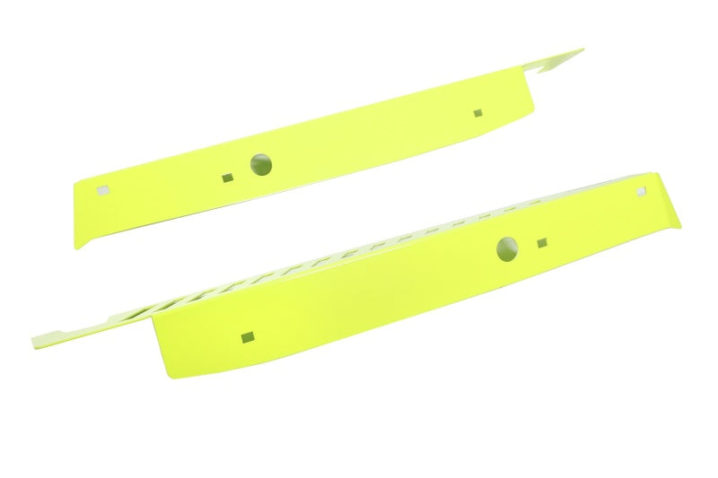 Perrin 22-24 WRX Fender Shroud Set - Neon Yellow | PSP-ENG-551NY