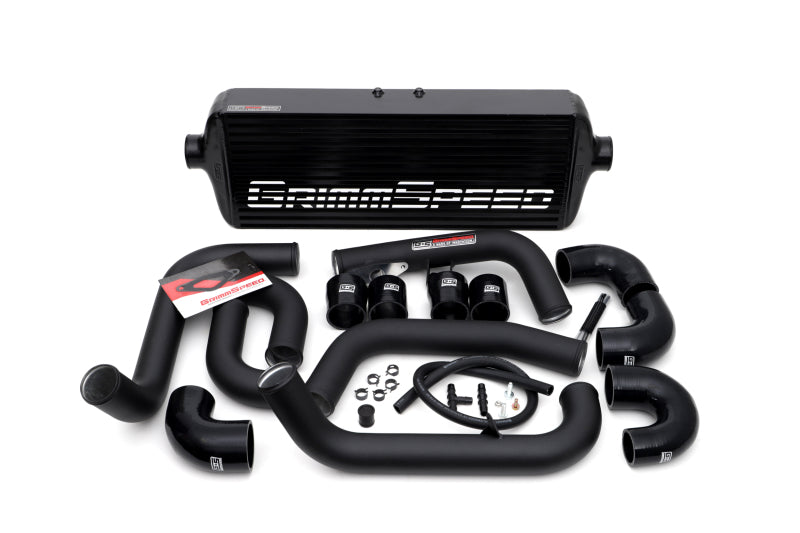 GrimmSpeed Front Mount Intercooler Kit - Black Subaru STI 2008-2014 | 090254