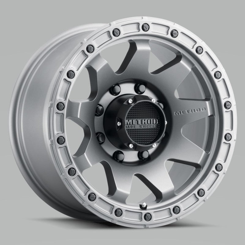 Method MR317 20x9 +18mm Offset 8x6.5 130.81mm CB Matte Titanium Wheel | MR31729080818