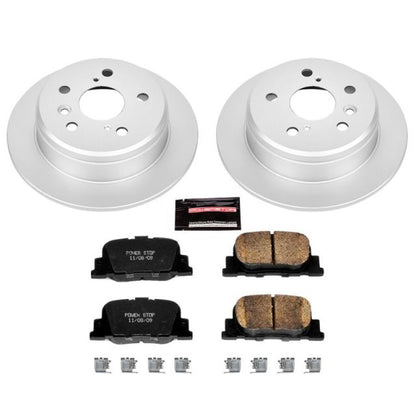 Power Stop Rear Z17 Evolution Geomet Coated Brake Kit Lexus ES300 2000-2001 / Toyota Camry 2000-2001| CRK1084