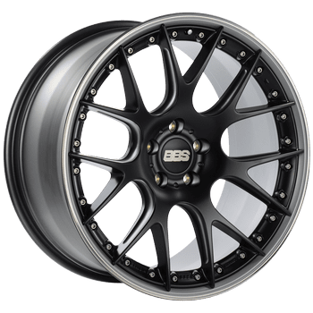 BBS CH-R II Series 5x112 21” Black Wheels-bbsCHRII608BPPO-CHRII608BPPO-Wheels-BBS Wheels-21x9-+24mm-5x112-JDMuscle