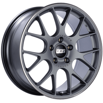 BBS CH-R Series 5x130 19" Titanium Wheels-bbsCHR108TIPO-CHR108TIPO-Wheels-BBS Wheels-19x8.5-+51mm-5x130-JDMuscle