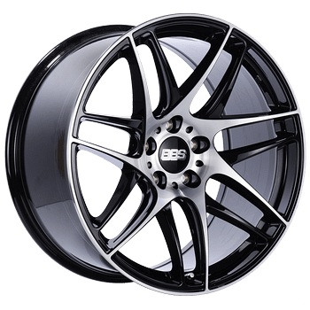 BBS CX-R Series 5x112 20x10.0" +25mm Offset Black Diamond-Cut Wheels-bbsCX007BPK-CX007BPK-Wheels-BBS Wheels-20x10-+25mm-5x112-JDMuscle