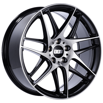 BBS CX-R Series 5x120 20" Black Diamond-Cut Wheels