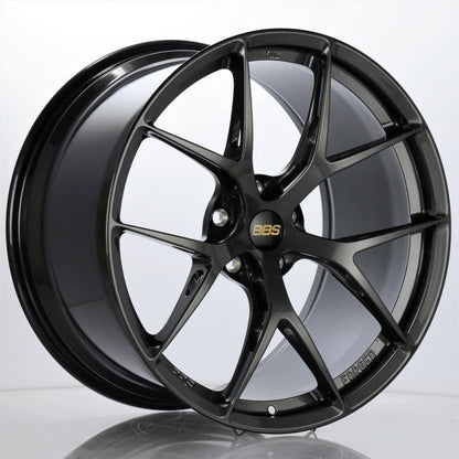 BBS FI - R 20x11.5 5x114.3 ET50.5 CB70.7 - Gloss Graphite - JDMuscleWheelsbbsFI156GR