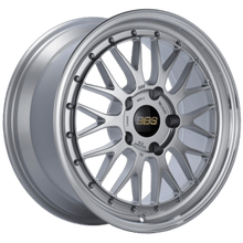 BBS LM 18x8 5x114.3 ET40 Diamond Silver Center Diamond Cut Lip Wheel - 82mm PFS/Clip Required - JDMuscleWheelsbbsLM080DSPK