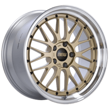 BBS LM 20x11 5x112 ET24 Gold Wheel - 82mm PFS/Clip Required | LM437GPK - JDMuscleWheelsbbsLM437GPK