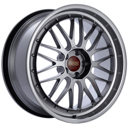 BBS LM 20x9.5 5x114.3 ET40 CB66 Diamond Black Center Diamond Cut Lip Wheel - JDMuscleWheelsbbsLM238DBPK