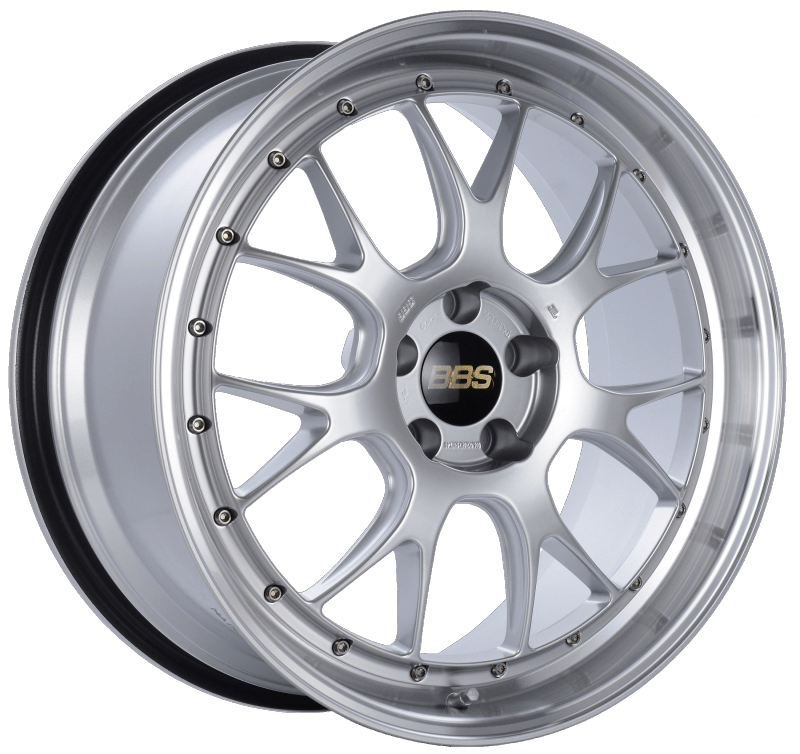 BBS LM - R 20x9.5 5x114.3 ET40 CB66 Diamond Silver Center Diamond Cut Lip Wheel - JDMuscleWheelsbbsLM329DSPK