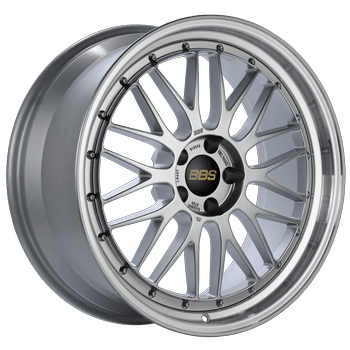 BBS LM Series 5x112 20" Diamond Silver Wheels