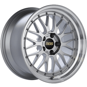 BBS LM Series 5x114.3 18x10.0" +20mm Offset Diamond Silver Wheels - JDMuscleWheelsbbsLM086DSPK18x10+20mm5x114.3