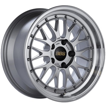 BBS LM Series 5x120 17x8.5" +18mm Offset Diamond Silver Wheels-bbsLM276DSPK-LM276DSPK-Wheels-BBS Wheels-17x8.5-+18mm-5x120-JDMuscle