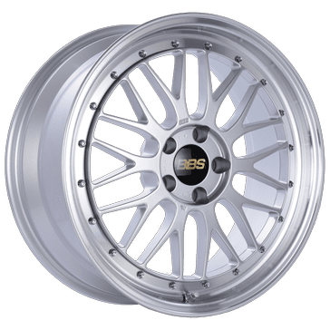 BBS LM Series 5x120 19" Diamond Silver Wheels-bbsLM259DSPK-LM259DSPK-Wheels-BBS Wheels-19x9.5-+48mm-5x120-JDMuscle