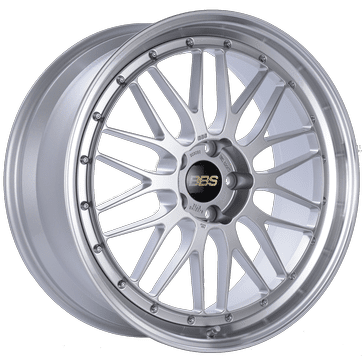 BBS LM Series 5x120 21" Diamond Silver Wheels