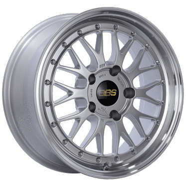 BBS LM Series 5x130 17" Diamond Silver Wheels