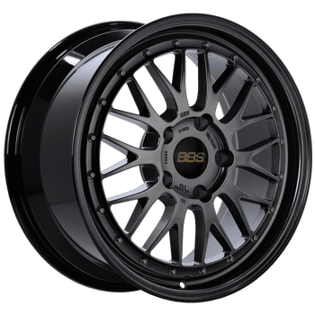 BBS LM Series 5x130 18" Dark Black Wheels-bbsLM265DB-DB-LM265DB-DB-Wheels-BBS Wheels-18x8.5-+56mm-5x130-JDMuscle