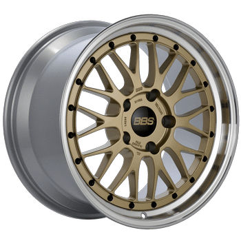 BBS LM Series 5x130 18" Gold Wheels-bbsLM286GPK-LM286GPK-Wheels-BBS Wheels-18x10-+50mm-5x130-JDMuscle