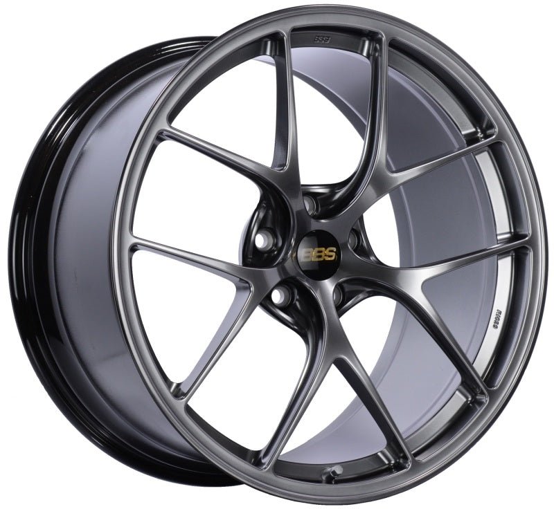 BBS RI - D 20x10 5x112 ET19 Diamond Black Wheel - 82mm PFS/Clip Required - JDMuscleWheelsbbsRI051DBK