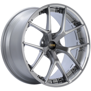 BBS RI-S 5x120 20" Diamond Silver Center Wheels