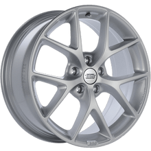 BBS SR Series 5x114.3 17x7.5" +42mm Offset Bright Silver Wheels