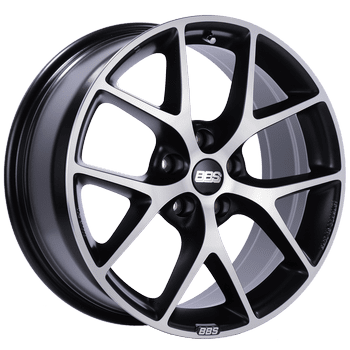 BBS SR Series 5x114.3 18" Volcano Grey Diamond Cut Wheels-Wheels-BBS Wheels-JDMuscle