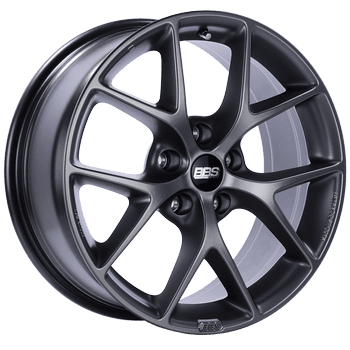 BBS SR Series 5x127 18x8.0" +50mm Offset Satin Grey Wheels-bbsSR034SG-SR034SG-Wheels-BBS Wheels-18x8-+50mm-5x127-JDMuscle