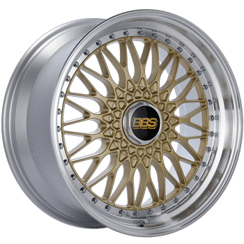 BBS Super RS Series 5x120 19" Gold Wheels