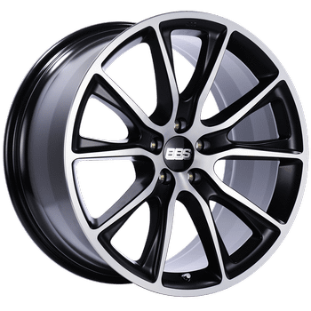 BBS SV Series 5x120 22" Black Machined Wheels