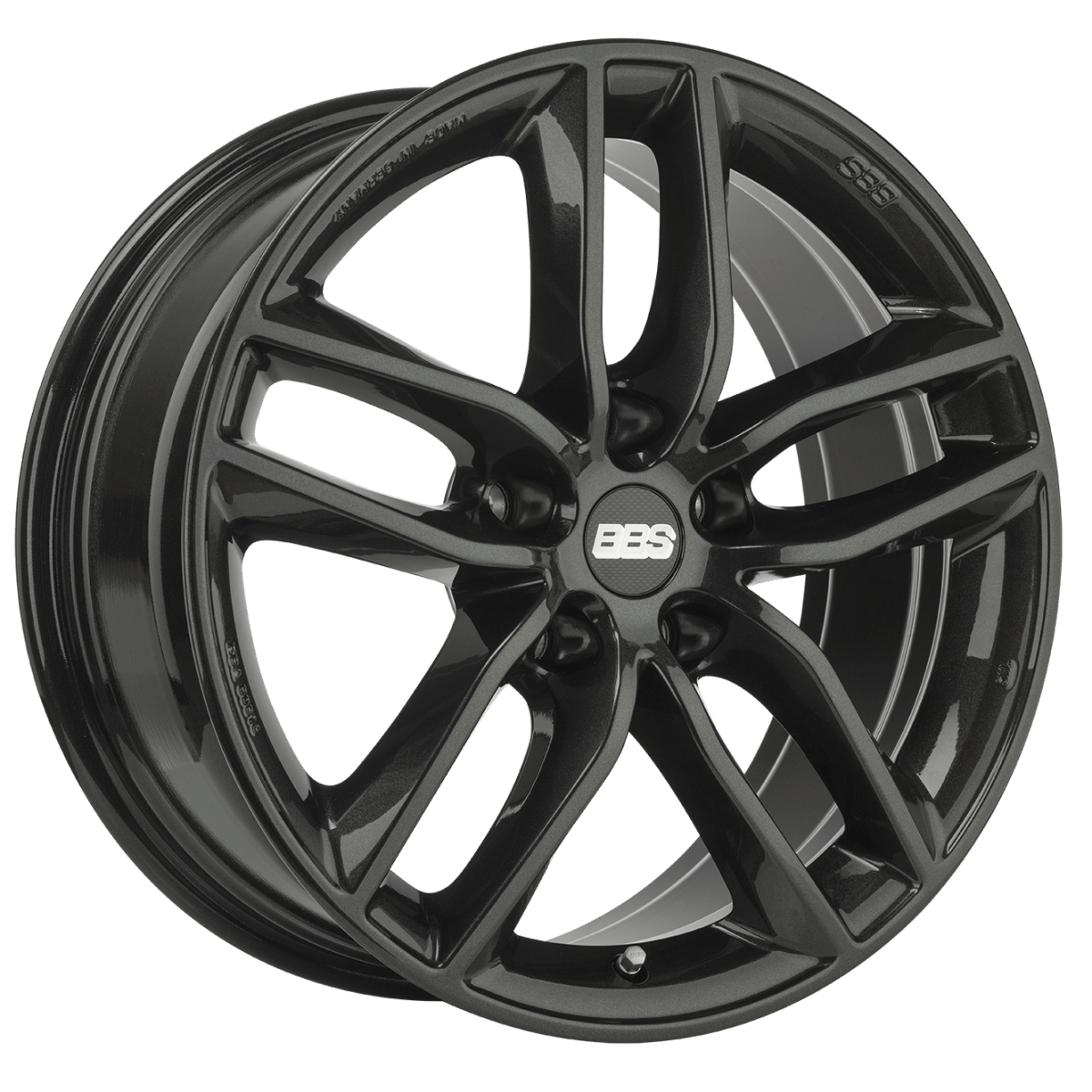 BBS SX Series 17x7.5" / 5x114.3 / +42mm Offset / Crystal Black Wheels | SX0305CB - JDMuscleWheelsbbsSX0305CB17x7.5+42mm5x114.3
