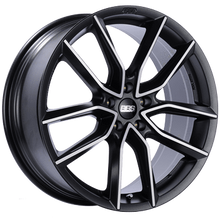BBS XA Series 5x120 18x8.5" +35mm Offset Black Diamond-Cut Wheels
