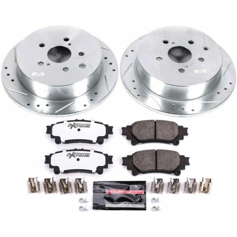 Power Stop Rear Z36 Truck & Tow Brake Kit Lexus RX350 2010-2015 / RX450h 2010-2015 / Toyota Sienna 2011-2020 / Highlander 2014-2019 | K5864-36