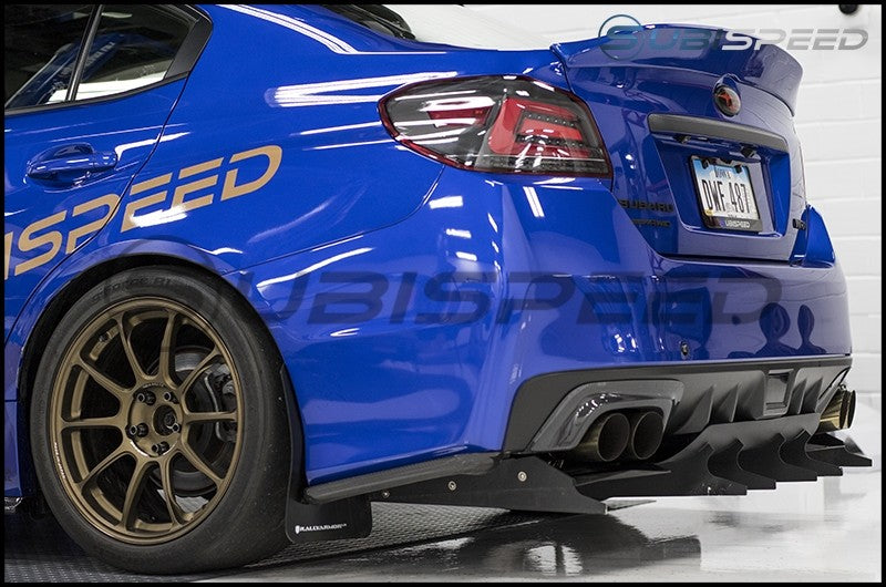 OLM HIGH POINT DUCKBILL TRUNK SPOILER WORLD RALLY BLUE 15-21 Subaru WRX & STI | A.70026.1-K7X