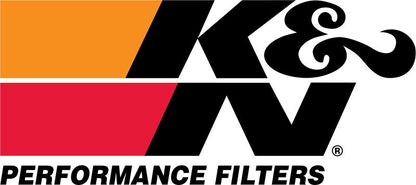 K&N Air Filter with Carbon Fiber Top & Base-12in Base O/S Length x 6in Base O/S Width x 7in H Universal | RP-5103