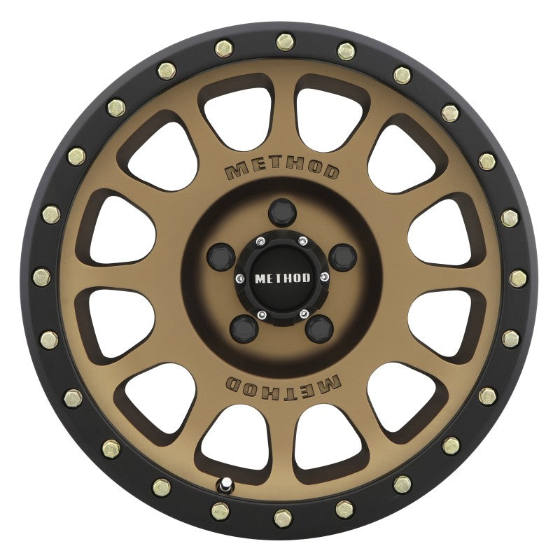 Method MR305 NV 18x9 0mm Offset 5x150 116.5mm CB Method Bronze/Black Street Loc Wheel | MR30589058900