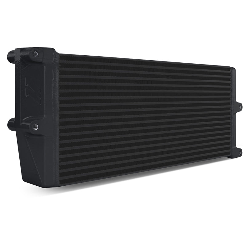 Mishimoto Heavy-Duty Oil Cooler - 17" Opposite-Side Outlets Black Universal | MMOC-OO-17BK