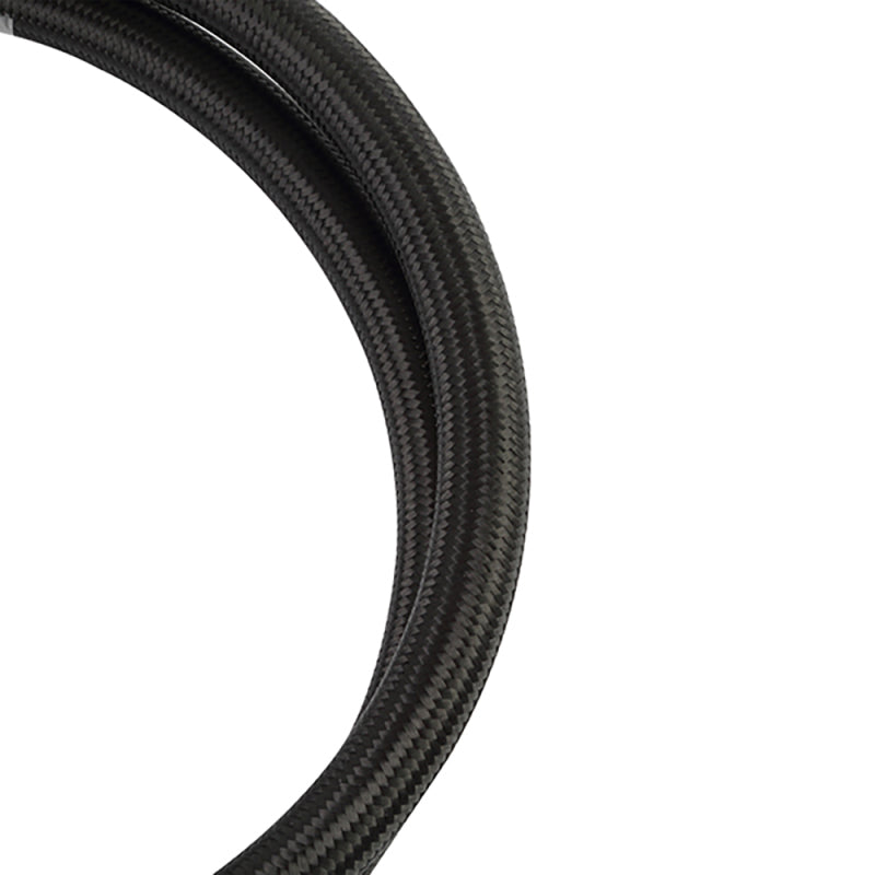 Mishimoto 10Ft Stainless Steel Braided Hose w/ 12AN Fittings Black Universal | MMSBH-12120-CB