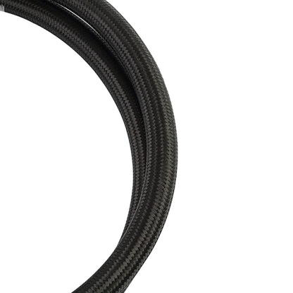 Mishimoto 10Ft Stainless Steel Braided Hose w/ 6AN Fittings Black Universal | MMSBH-06120-CB