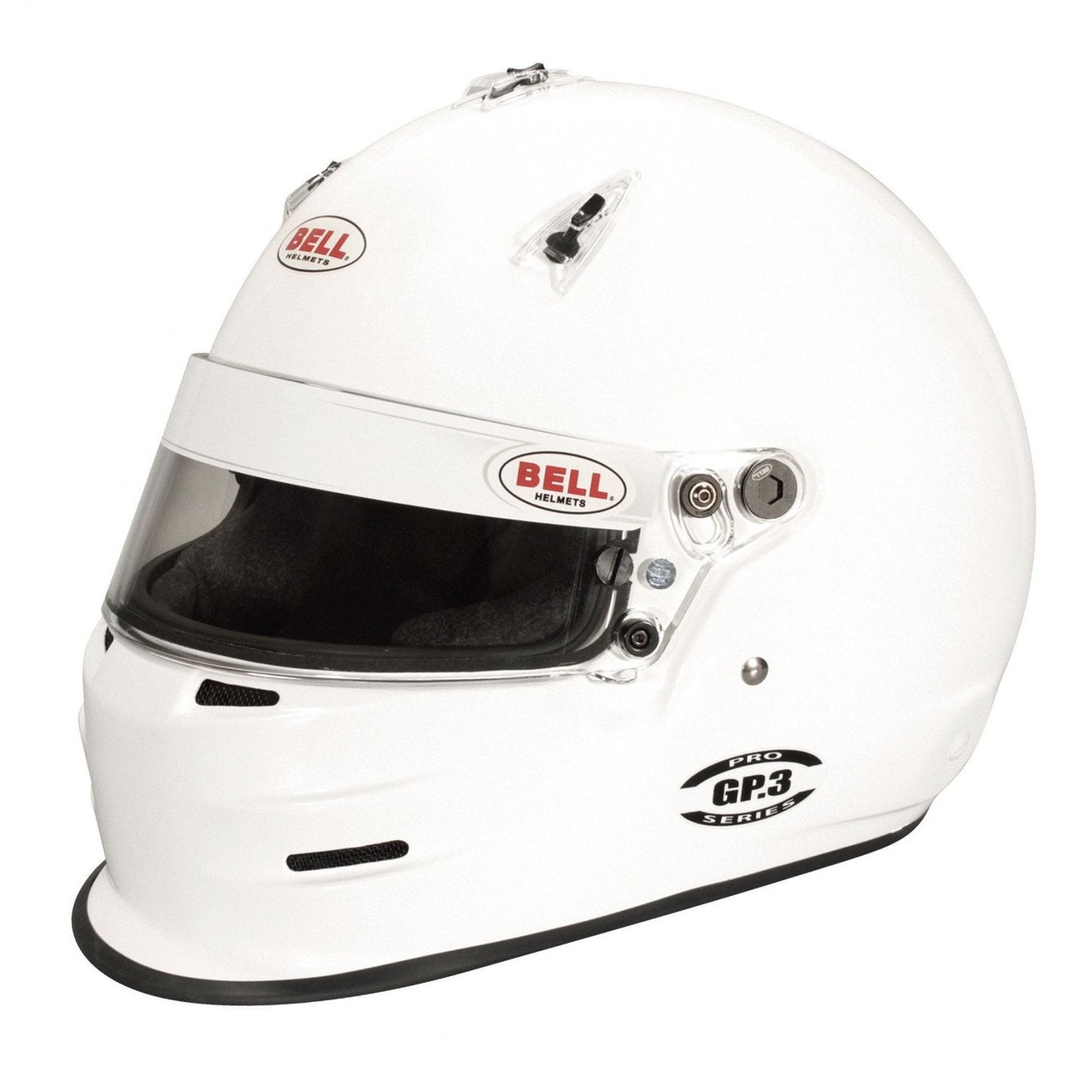 Bell GP3 White Racing Helmet - 59 cm-BEL-1313003-Helmets-Bell-JDMuscle